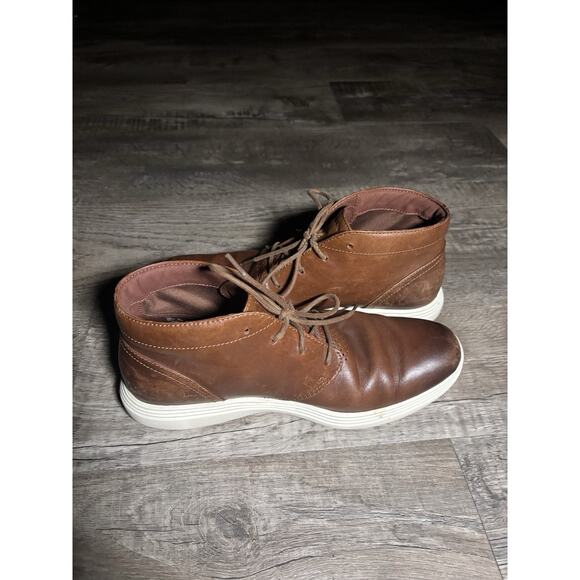 brown leather Cole Haan Grand Tour Chukka boots Size 9.5